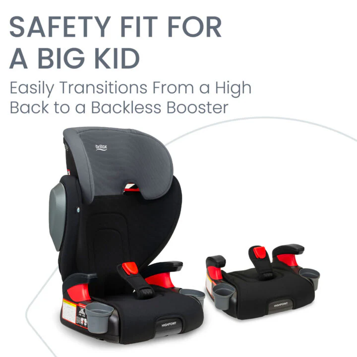 Booster Britax HIGHPOINT BACKLESS US 2-STAGE - Imagen 6